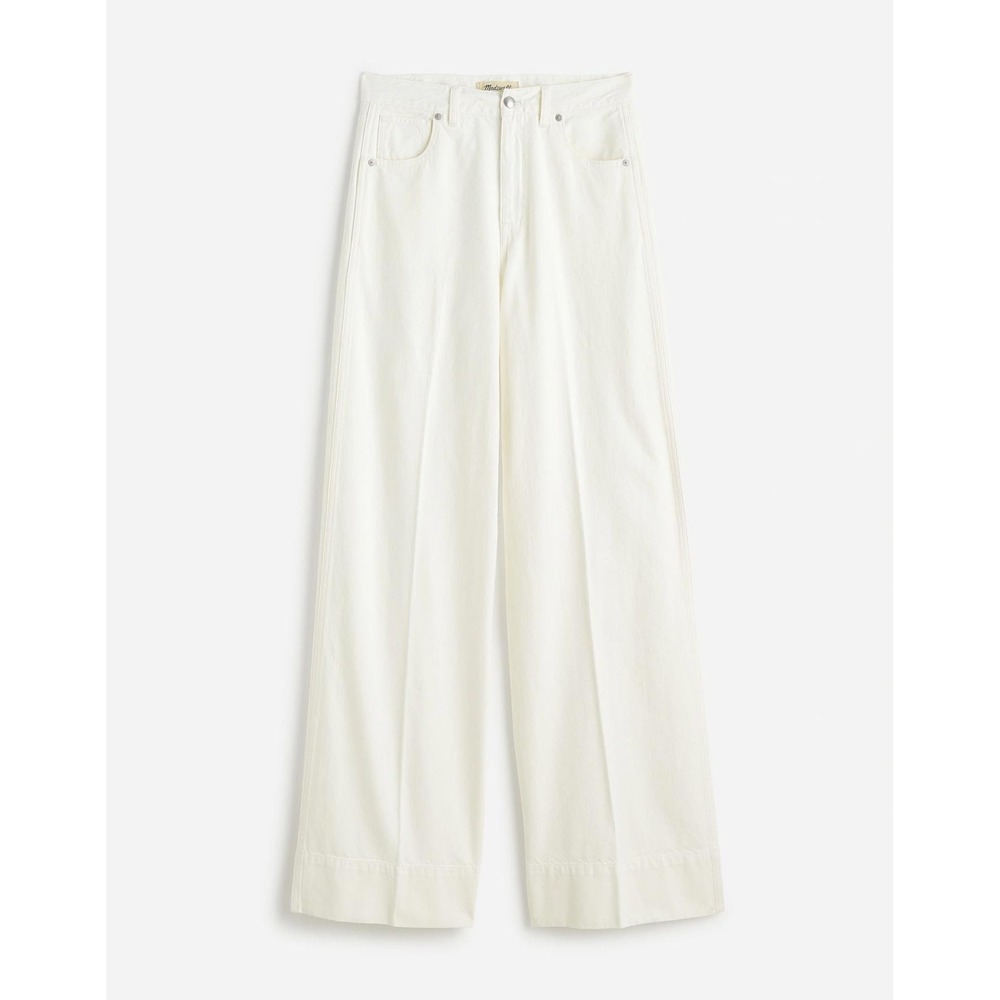 Madewell Superwide-Leg‎ Jeans Tile White Size 24